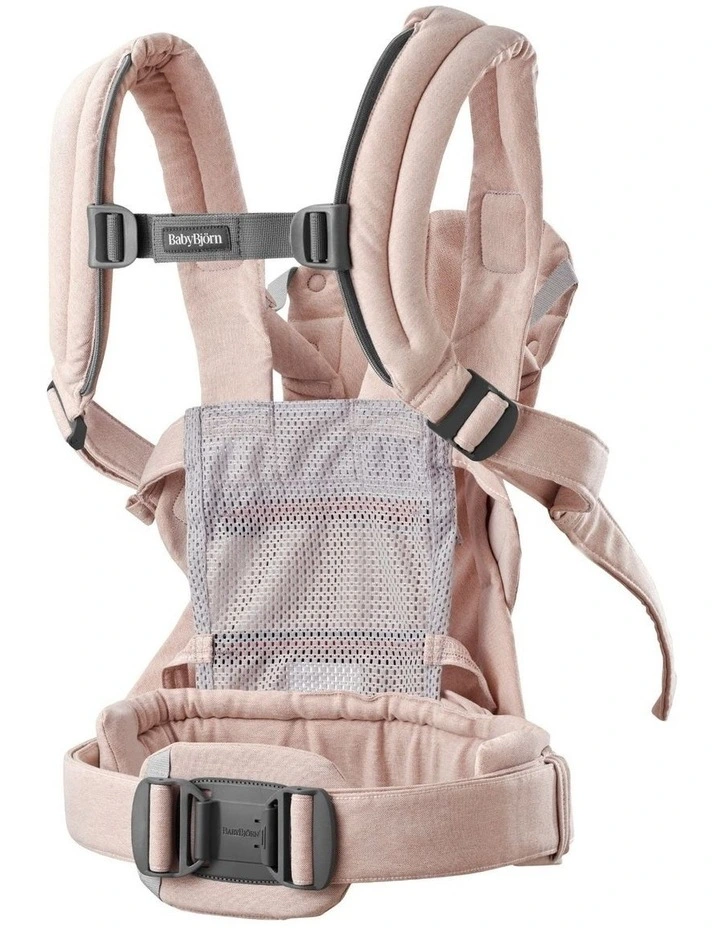 Baby Carrier Harmony - Woven melange, Light pink image 3
