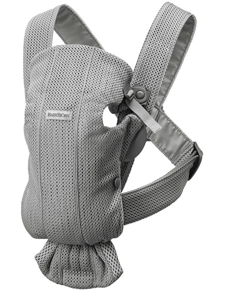 Baby Carrier Mini - 3D mesh, Gray image 1