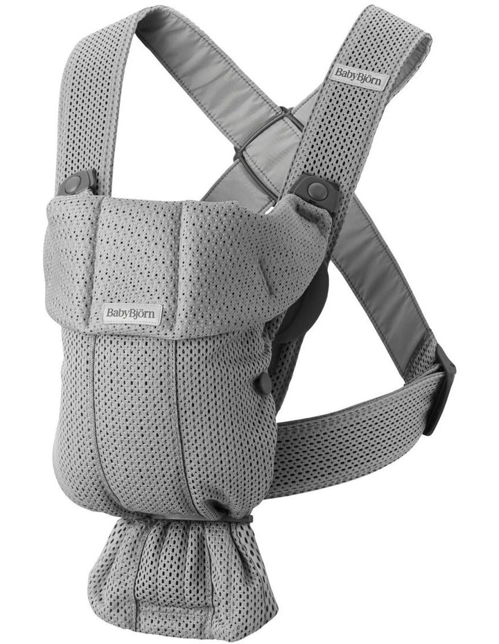 Baby Carrier Mini - 3D mesh, Gray image 2