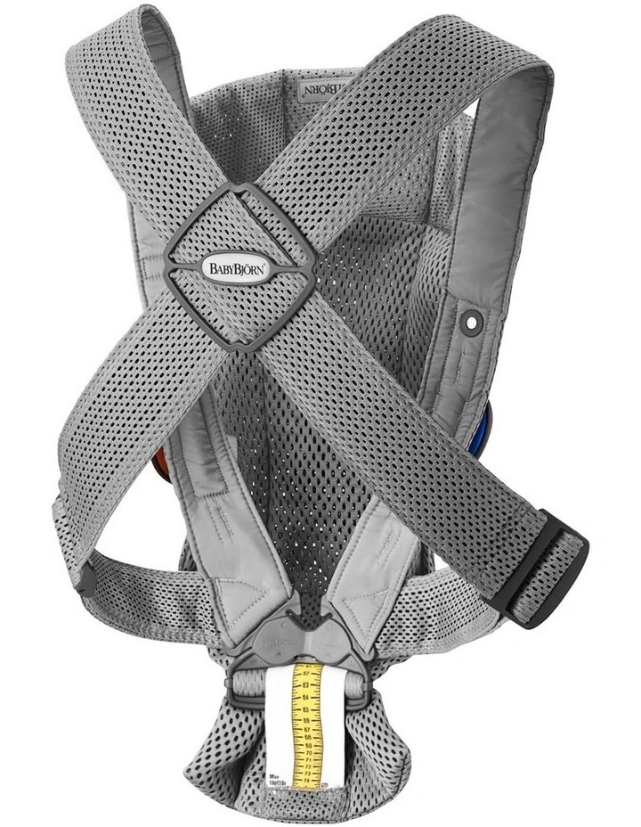 Baby Carrier Mini - 3D mesh, Gray image 3