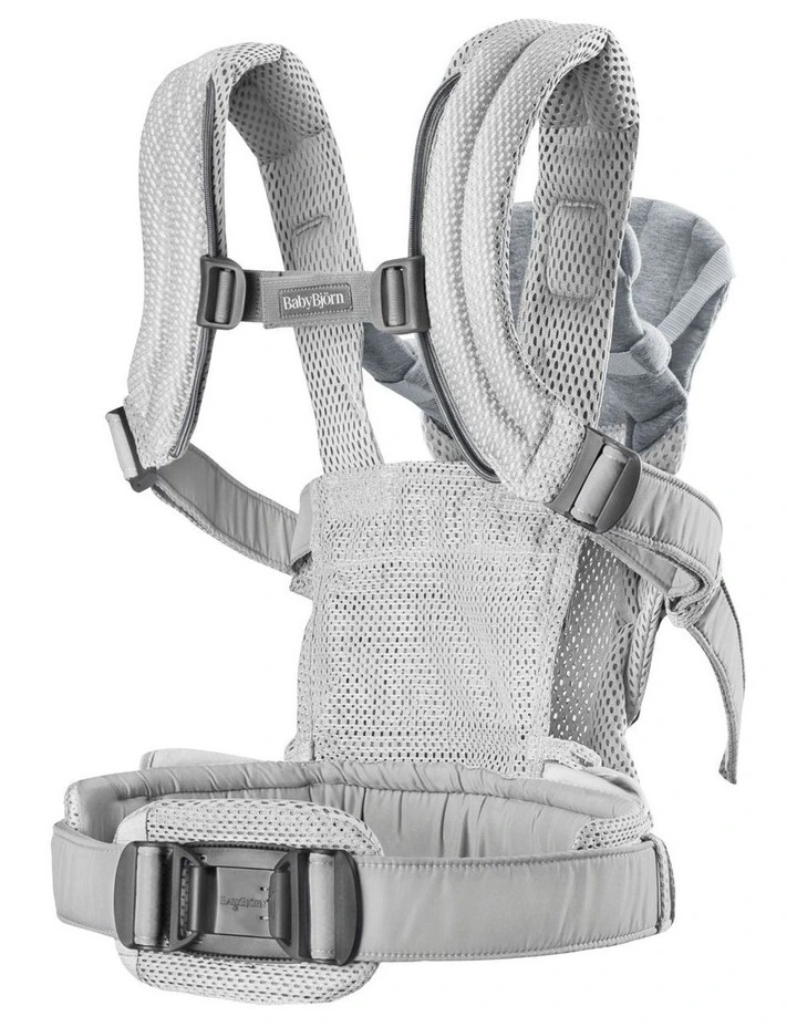 Baby Carrier Harmony - 3D mesh, Silver image 3