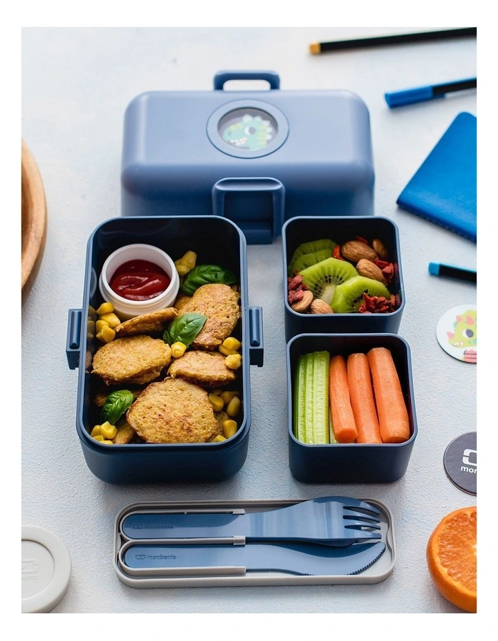 Monbento Mb Tresor Kids Bento Box - Blue Infinity image 4