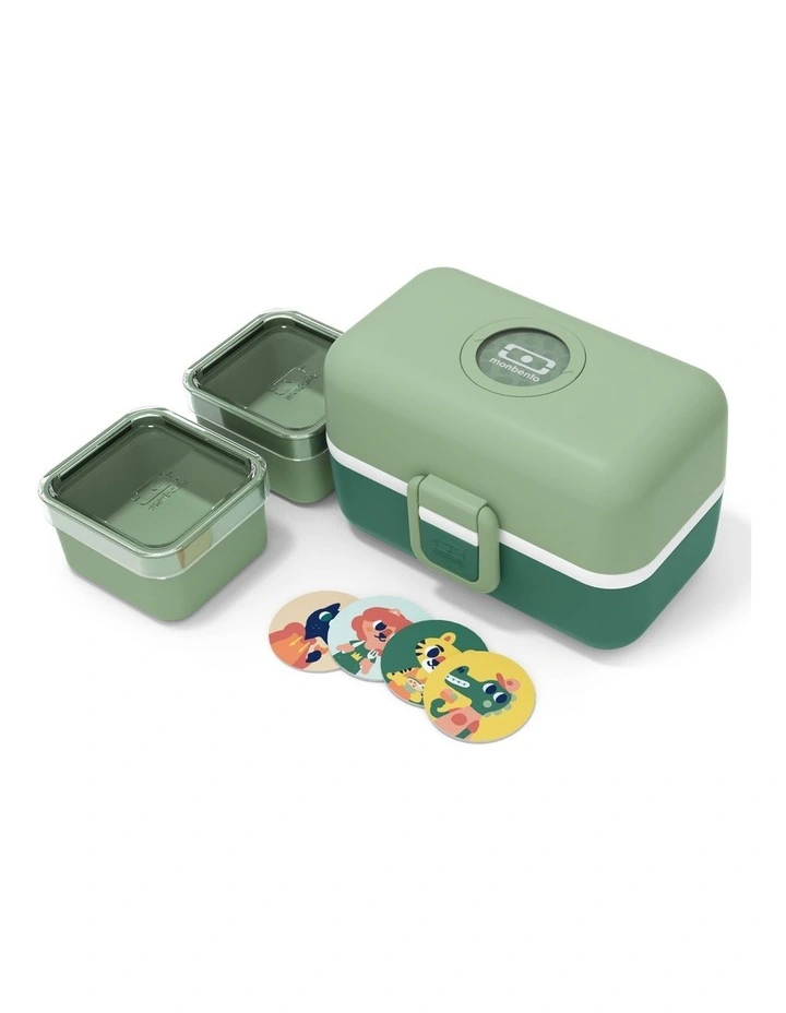 Monbento Mb Tresor Kids Bento Box - Green Forest image 3