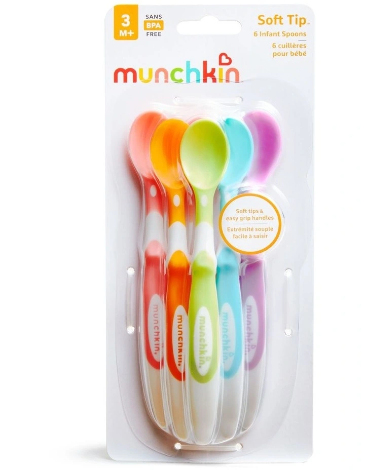 Munchkin Soft-Tip Infant Spoons - 6Pk image 6