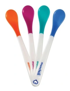 Munchkin White Hot Infant Safety Spoons - 4Pk