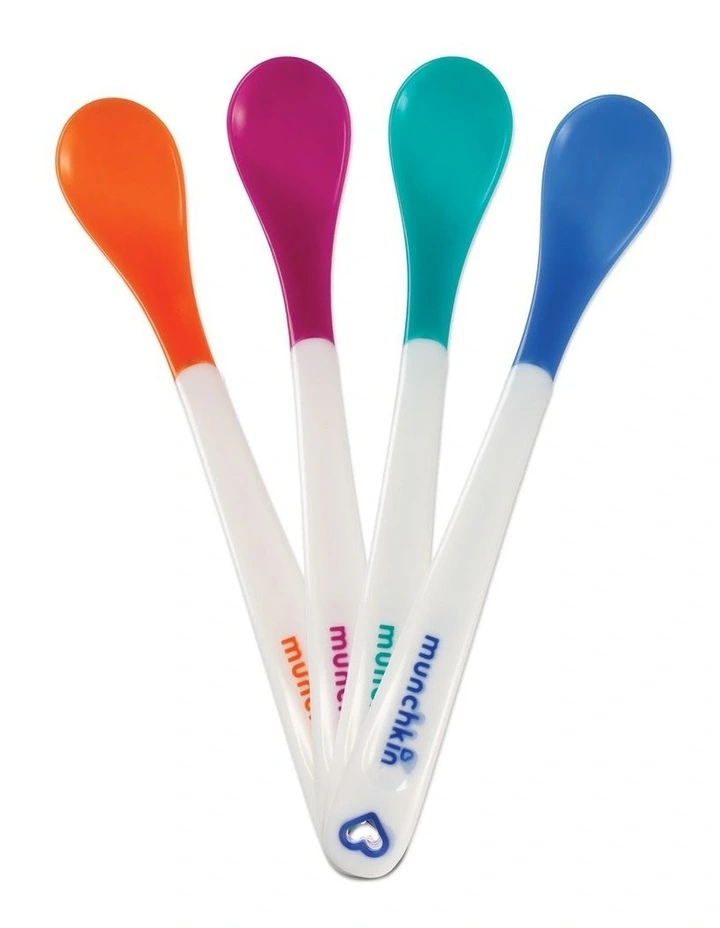 Munchkin White Hot Infant Safety Spoons - 4Pk image 1