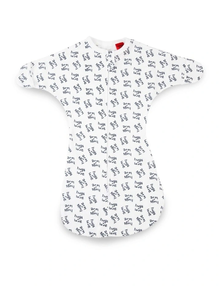 Babystudio All-In-One Swaddlebag BCI Cotton 1.0 Tog Hugs=Love 3-9m image 1