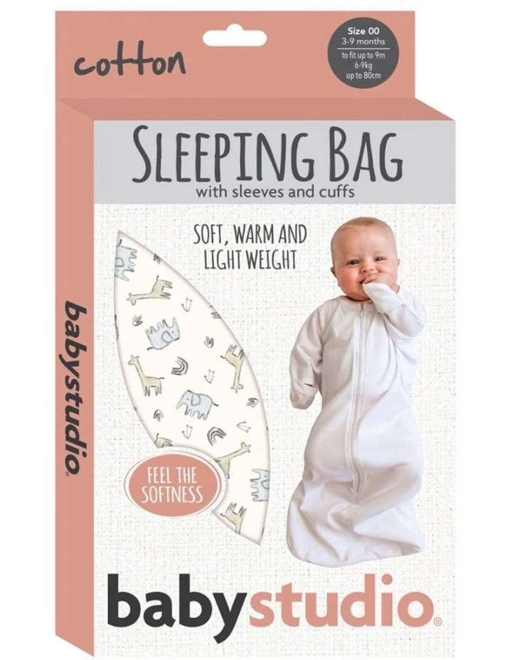 Babystudio All-In-One Swaddlebag BCI Cotton 1.0 Tog Hugs=Love 3-9m image 3