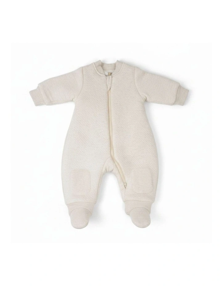 Babystudio Warmie Sleeves And Legs Cotton 3.0 Tog Oatmeal Medium image 1