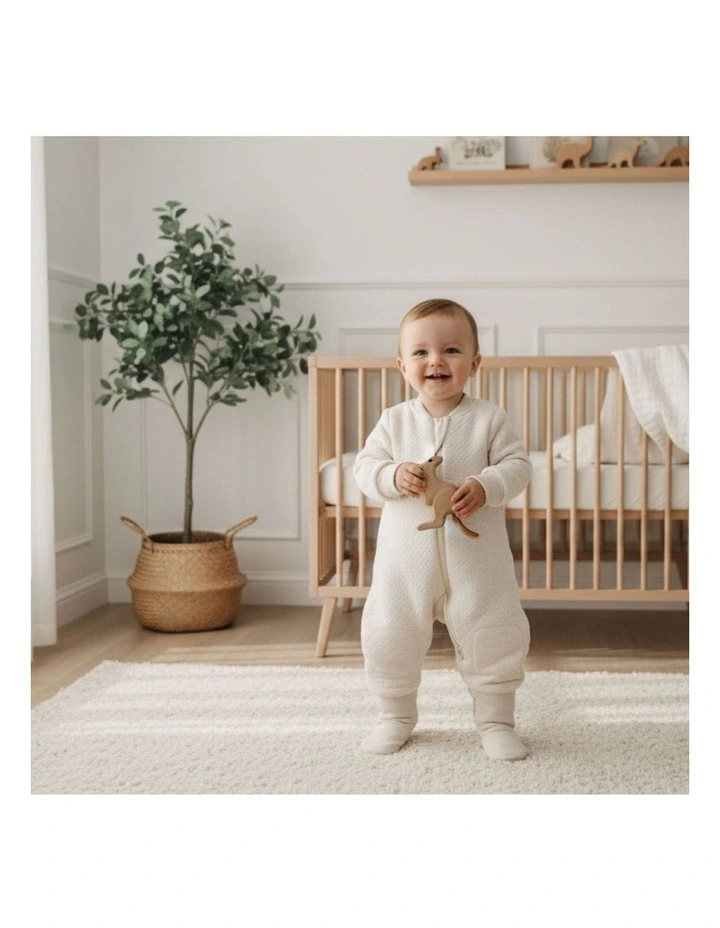 Babystudio Warmie Sleeves And Legs Cotton 3.0 Tog Oatmeal Medium image 3
