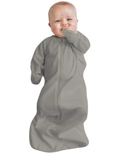 Babystudio All-In-One Swaddlebag Breathable Bamboo 0.5 Tog Warm Grey 3-9m
