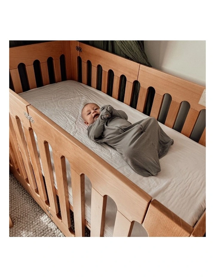 Babystudio All-In-One Swaddlebag Breathable Bamboo 0.5 Tog Warm Grey 3-9m image 3