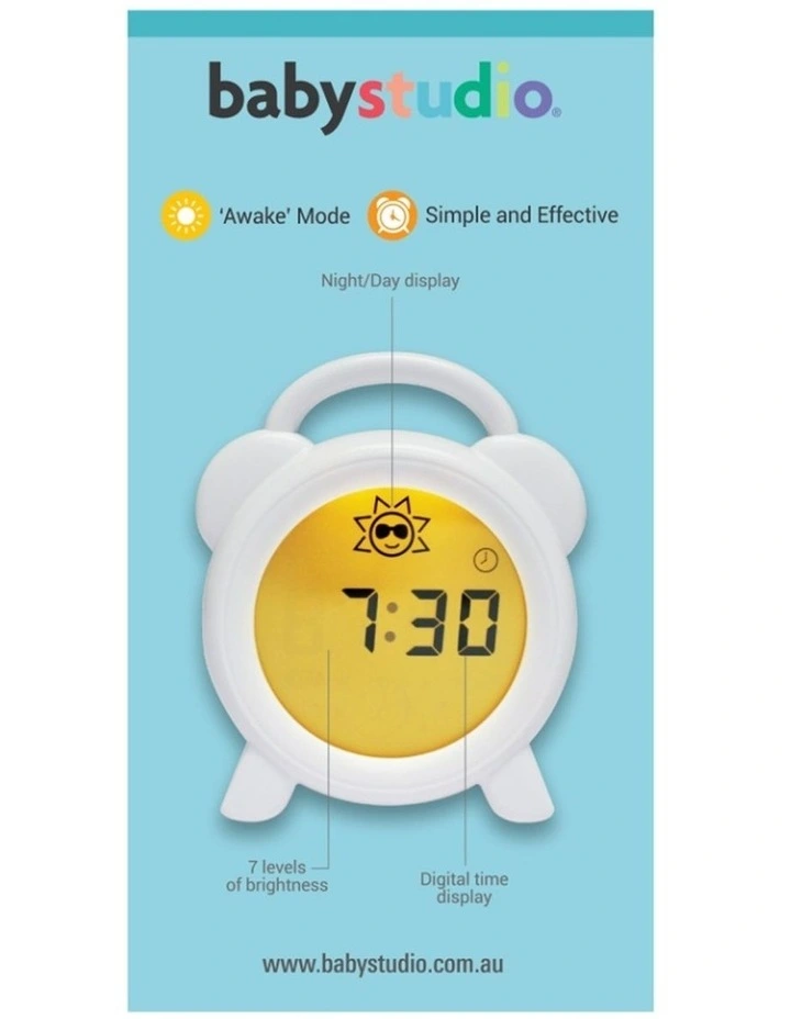 Babystudio Baby & Toddler Sleep Wakeup Trainer and Night Light USB Powered image 4