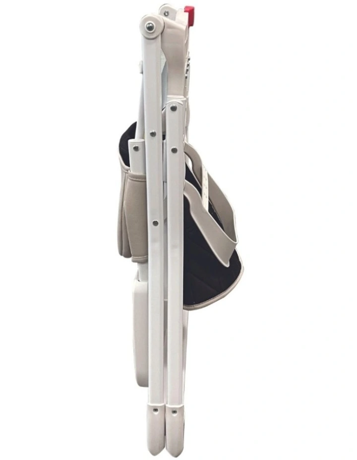 Babystudio Fold Up Portable High Chair Seat Super Slim Profile 5-Point Harness image 2