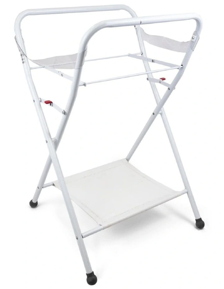 Roger Armstrong Oasis Bath Stand Folding Fabric Shelf Rubber Feet Legs image 1