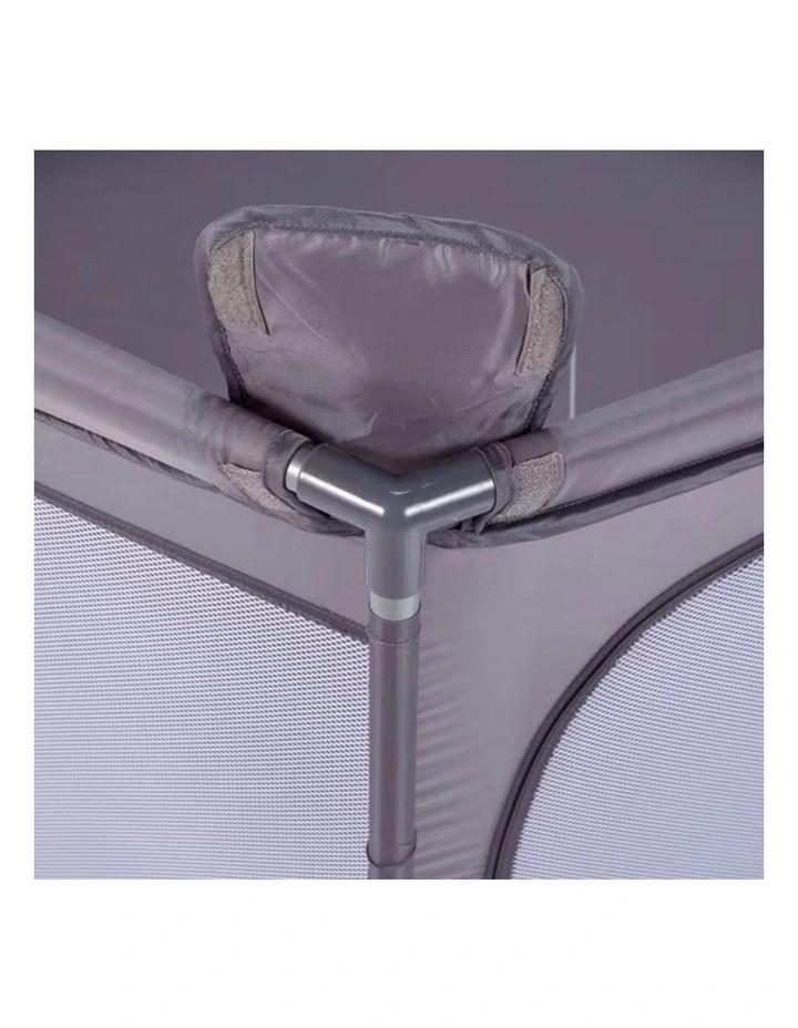 Babystudio 6 Sided Toy Baby Infant Newborn Playpen 64x120cm Base Grey image 6