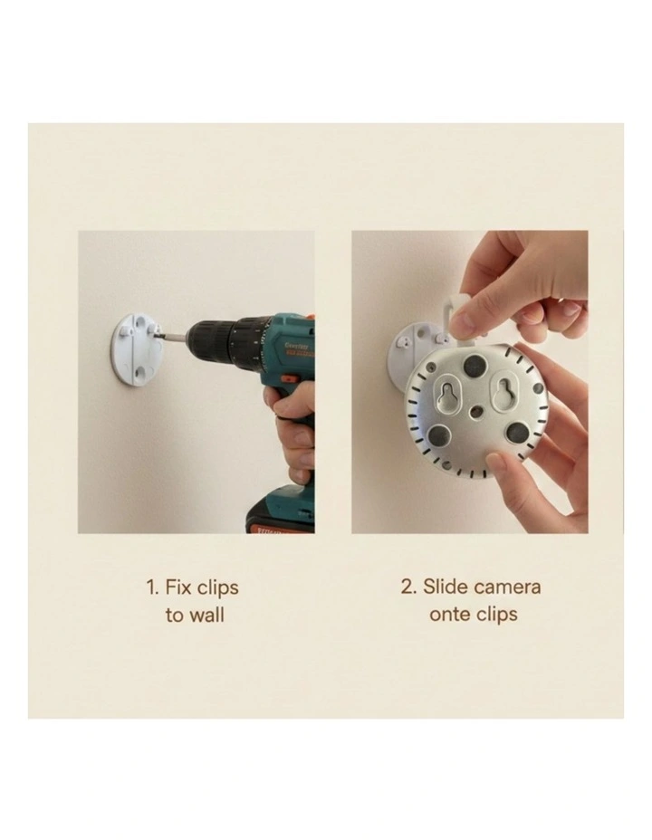 Babystudio Notto Compatible Pan Tilt Camera For Notto-Monitor White image 5