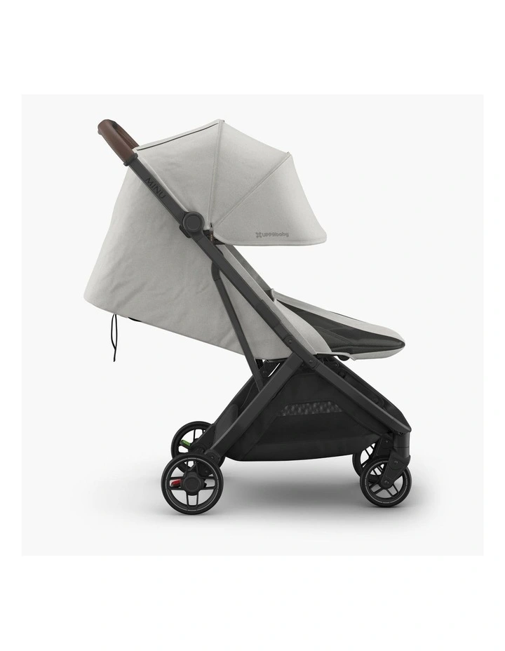 UPPAbaby Minu V3 Stroller - Savannah (Pearl Grey / Carbon) image 2