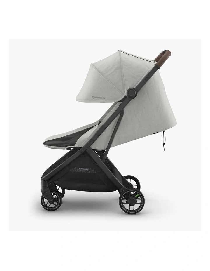 UPPAbaby Minu V3 Stroller - Savannah (Pearl Grey / Carbon) image 3