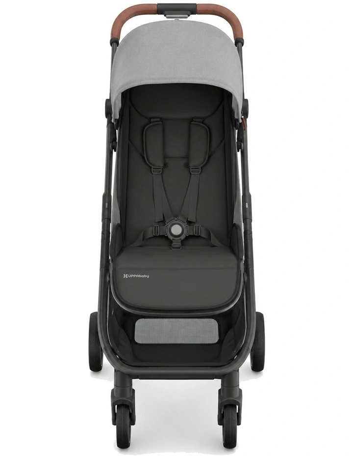 UPPAbaby Minu V3 Stroller - Greyson (Charcoal / Carbon / Saddle Leather) image 2