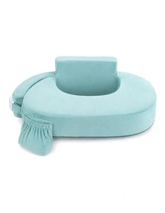 PlayPals Nursing Pillow Breastfeeding Posture Support Adjustable Waist Beige