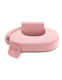 PlayPals Nursing Pillow Breastfeeding Posture Support Adjustable Waist Beige