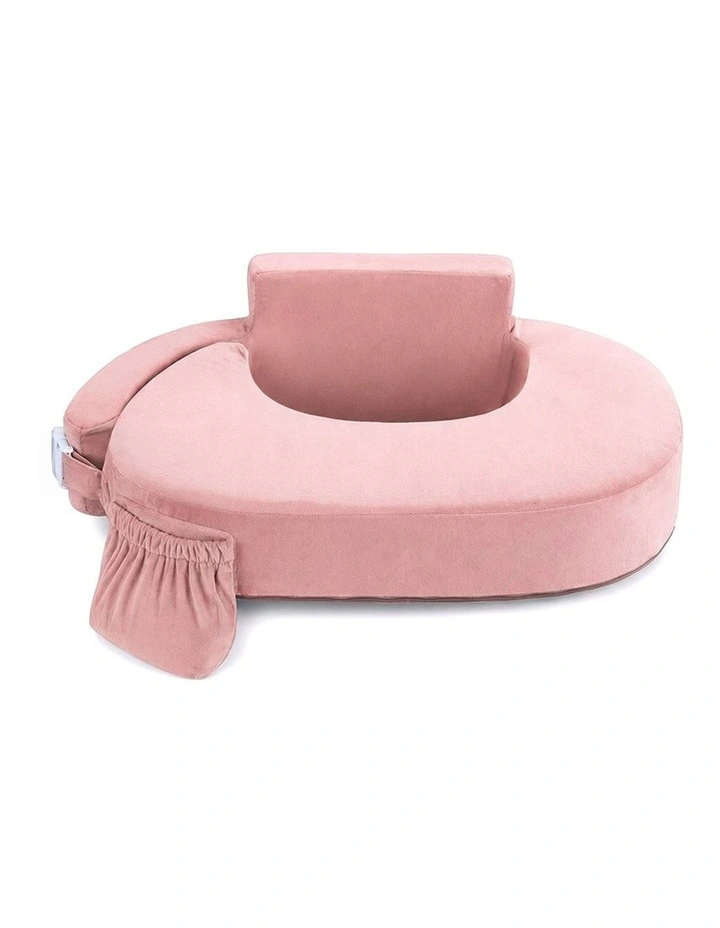PlayPals Nursing Pillow Breastfeeding Posture Support Adjustable Waist Beige image 1