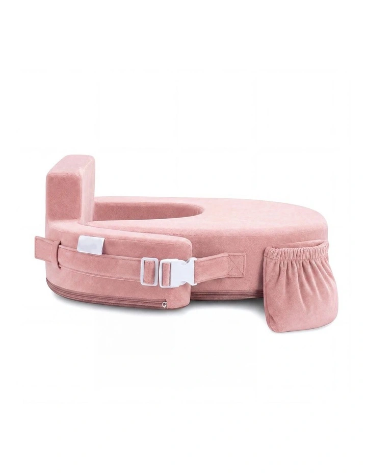 PlayPals Nursing Pillow Breastfeeding Posture Support Adjustable Waist Beige image 2