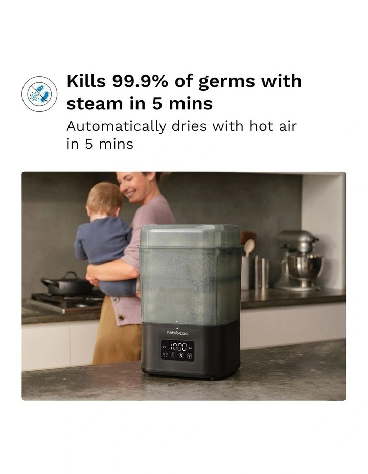 Baby Brezza SuperQuick Sterilizer Dryer - Black image 4