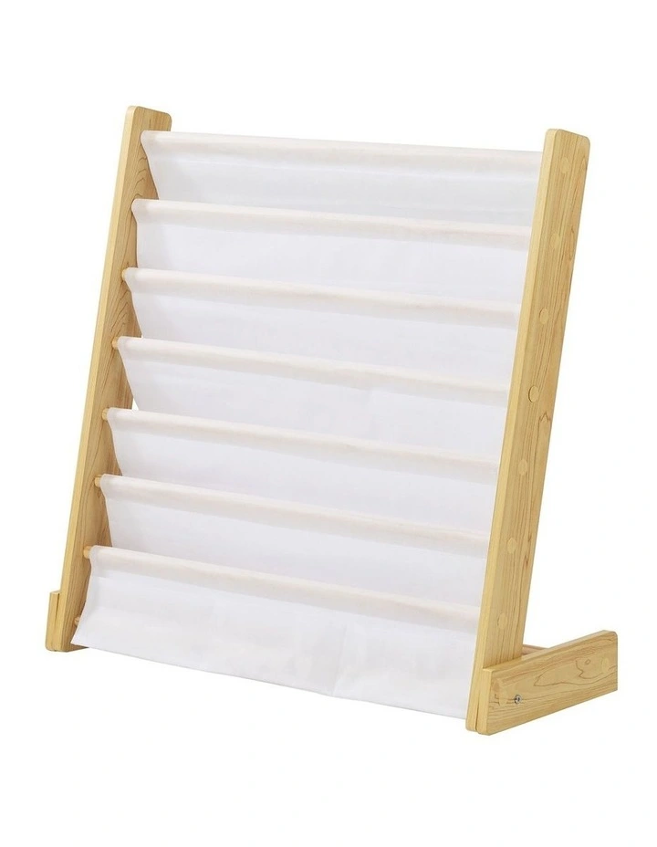 Oikiture Kids Bookshelf Bookcase Children Magazine Rack Display Shelf Organiser image 1