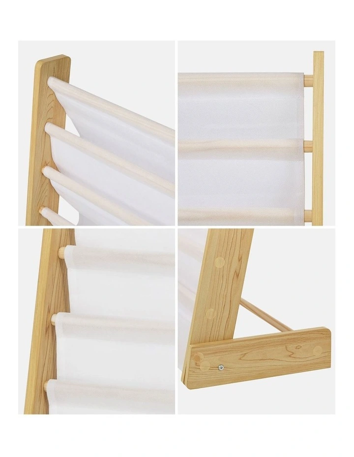 Oikiture Kids Bookshelf Bookcase Children Magazine Rack Display Shelf Organiser image 6