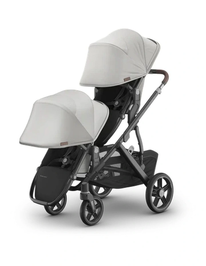 UPPAbaby Vista V3 RumbleSeat - Savannah (Pearl Grey Jacquard / Carbon) image 2