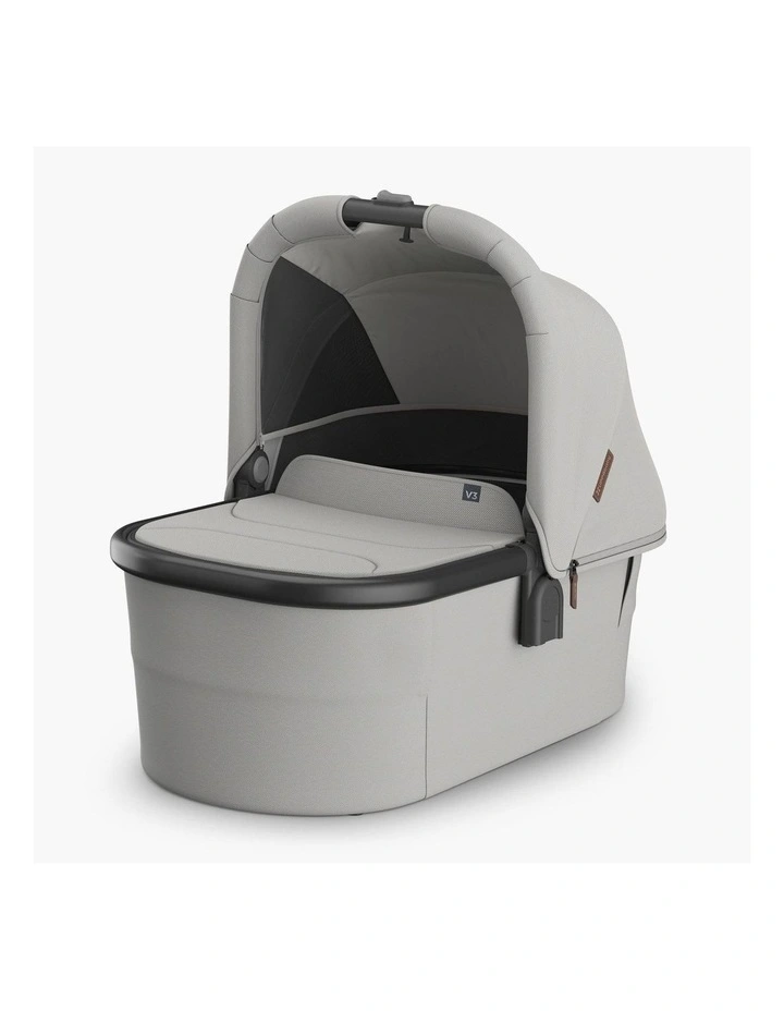 UPPAbaby V3 Bassinet - Savannah (Pearl Grey Jacquard / Carbon Melange / Black) image 1