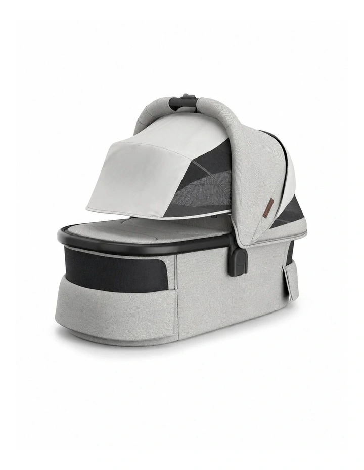 UPPAbaby V3 Bassinet - Savannah (Pearl Grey Jacquard / Carbon Melange / Black) image 4