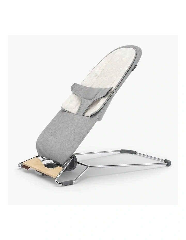 UPPAbaby Mira Baby Bouncer - Stella (Grey Mlange / Silver Chrome / Maple Wood) image 1