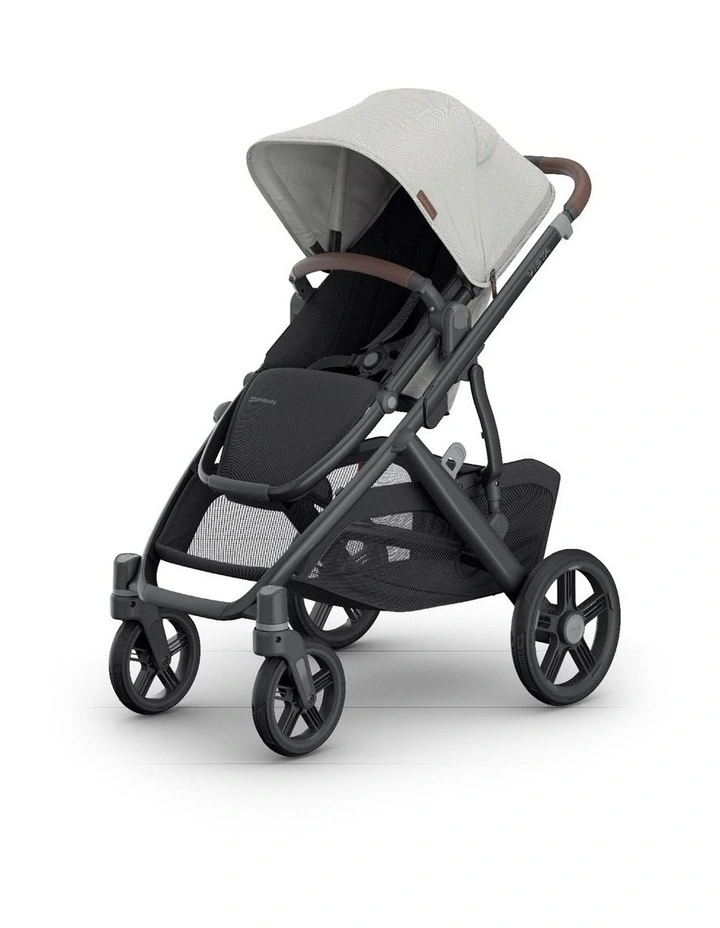 UPPAbaby Vista V3 Pram With Bassinet - Savannah (Pearl Grey Jacquard / Carbon) image 2