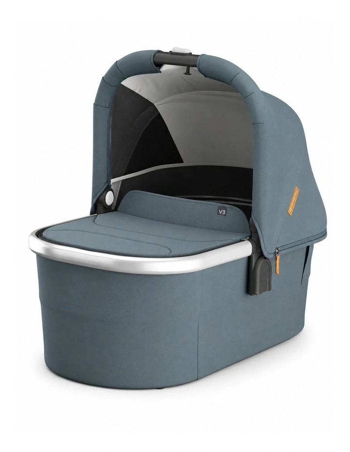 UPPAbaby V3 Bassinet - Callum (Stone Blue / Silver) image 1
