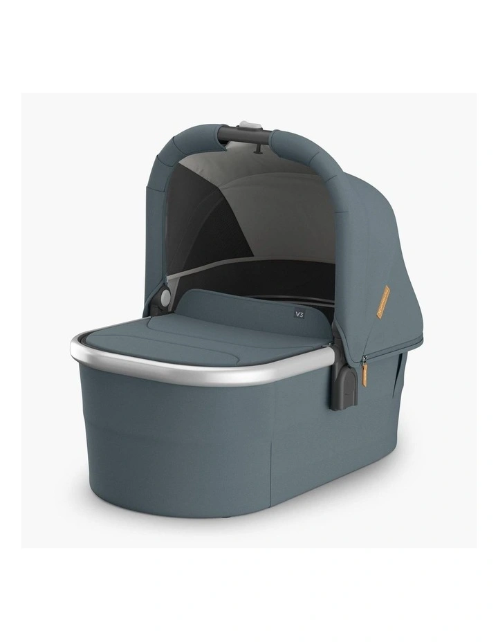 UPPAbaby V3 Bassinet - Callum (Stone Blue / Silver) image 1