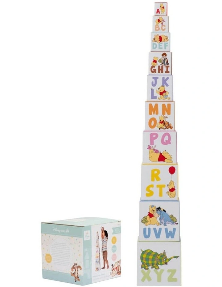 Winnie the Pooh - Stackable Learning Blocks - Activity Toy - 6 months image 1