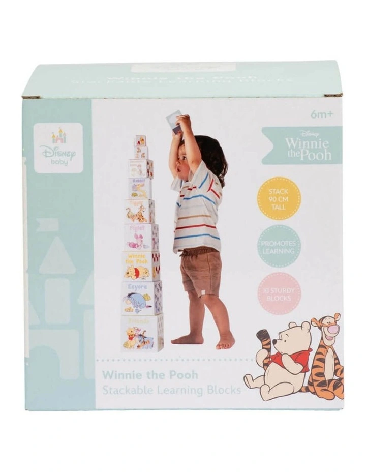 Winnie the Pooh - Stackable Learning Blocks - Activity Toy - 6 months image 2