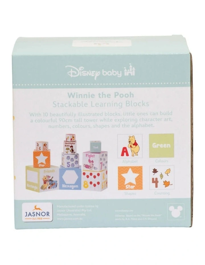 Winnie the Pooh - Stackable Learning Blocks - Activity Toy - 6 months image 3