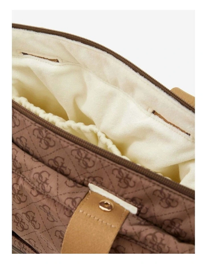 Puffy Diaper Bag in Brown image 3