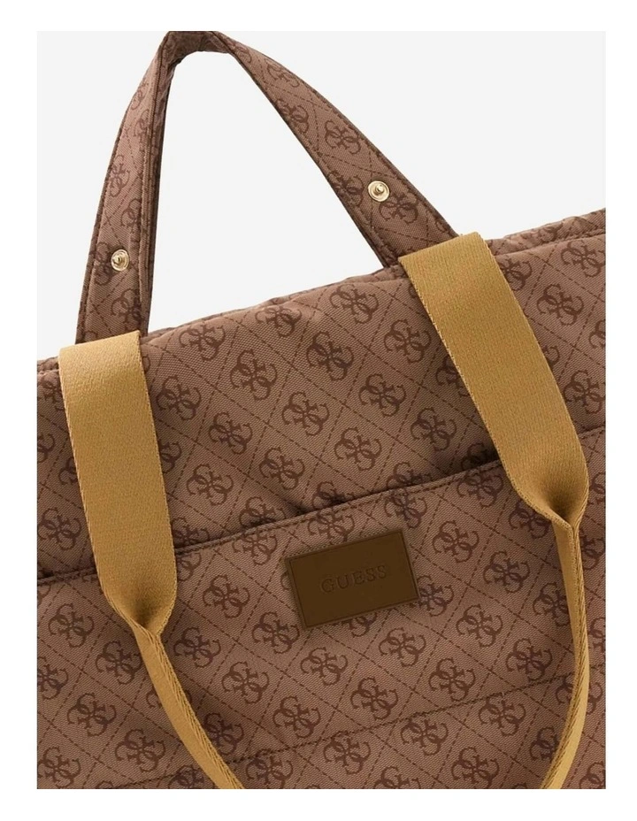 Puffy Diaper Bag in Brown image 4