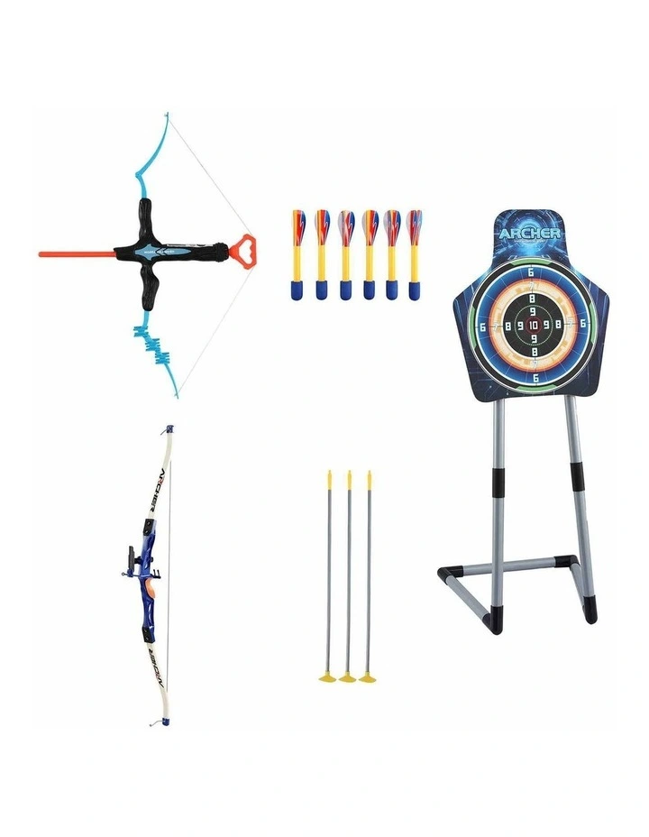 Keezi Kids Bow and Arrow Set Toy Archery Standing Target Suction Cup Arrows image 3