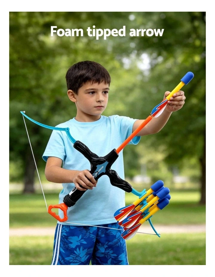 Keezi Kids Bow and Arrow Set Toy Archery Standing Target Suction Cup Arrows image 5