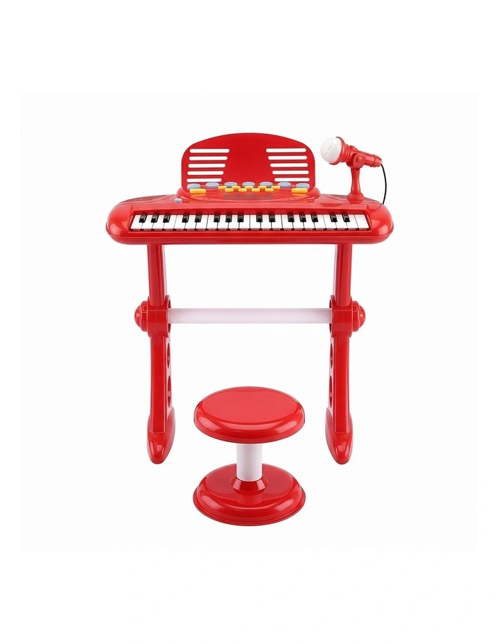 Keezi Kids Piano Keyboard 37 Keys Electronic Musical Instrument Set w/ Stool Microphone image 2