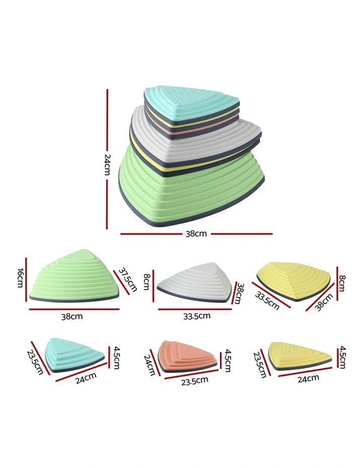 Keezi Kids Stepping Stones 6PCS Balance Stones Indoor Outdoor Toy image 2