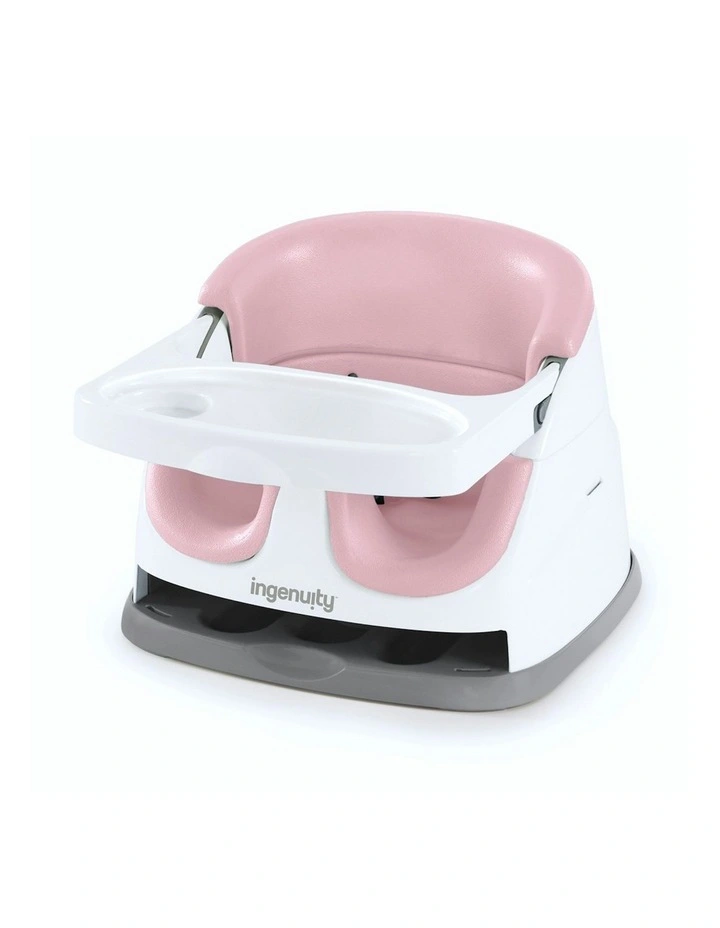 Ingenuity Baby/Infant Base 2-In-1 Adjustable Feeding Seat/Chair Peony 6m image 1