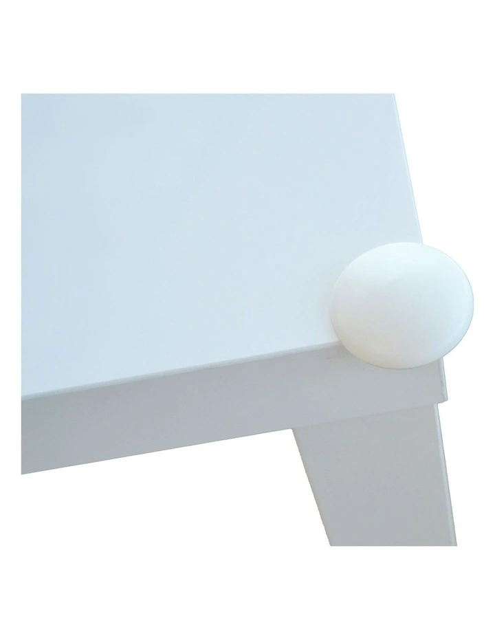 4pc BabyDan Corner Bumper Protection For Baby/Infant/Children Furniture White image 3