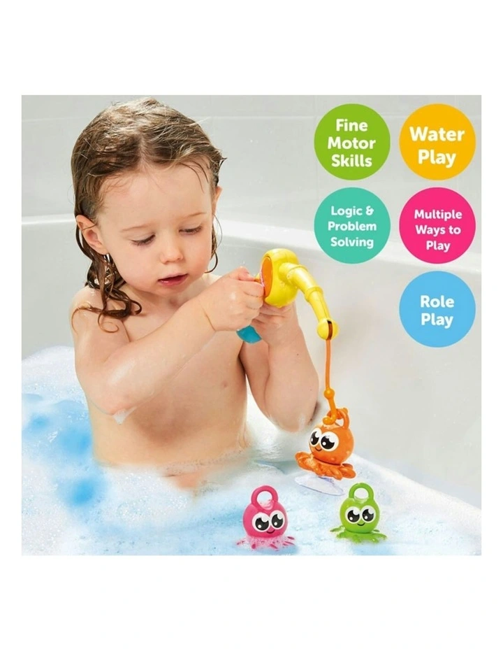 Tomy Toomies 3-In-1 Fishing Frenzy Bath Time Fun Activity Toy Baby/Toddler 18m  image 6